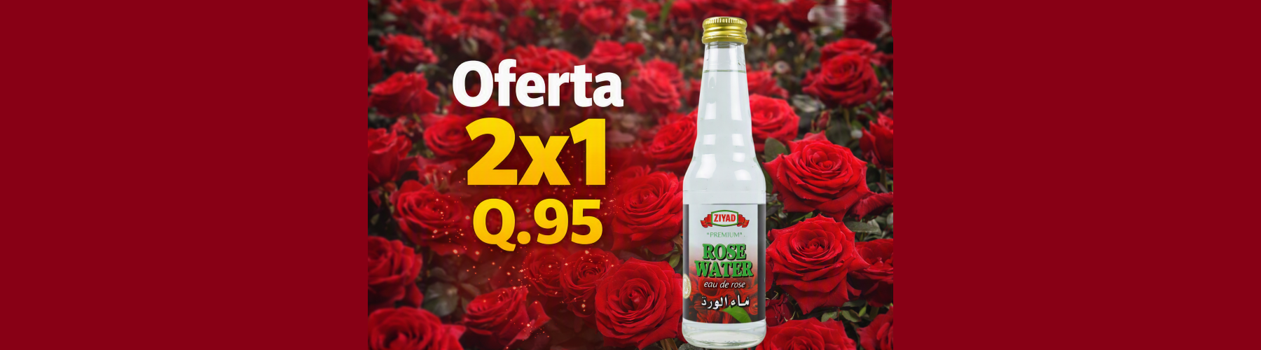 Agua Rosas 2 x Q95